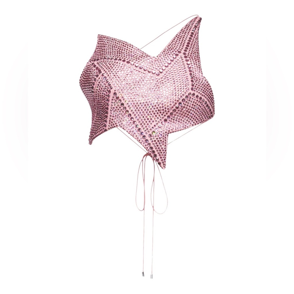 Pink Area Studded Top